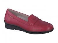 Chaussure mephisto CompensÃ©e modele diva cuir lisse rouge